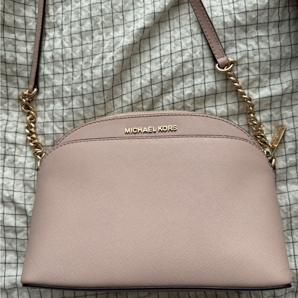 crossbody purse light pink